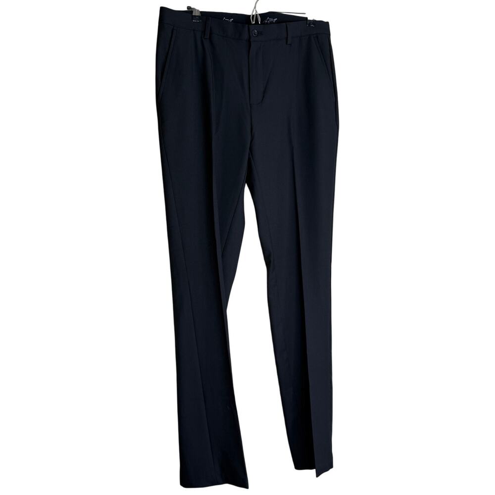 Greg Norman Chino Pants Slacks Mens 34 x 34 Gray Classic Dress Pants Career Work